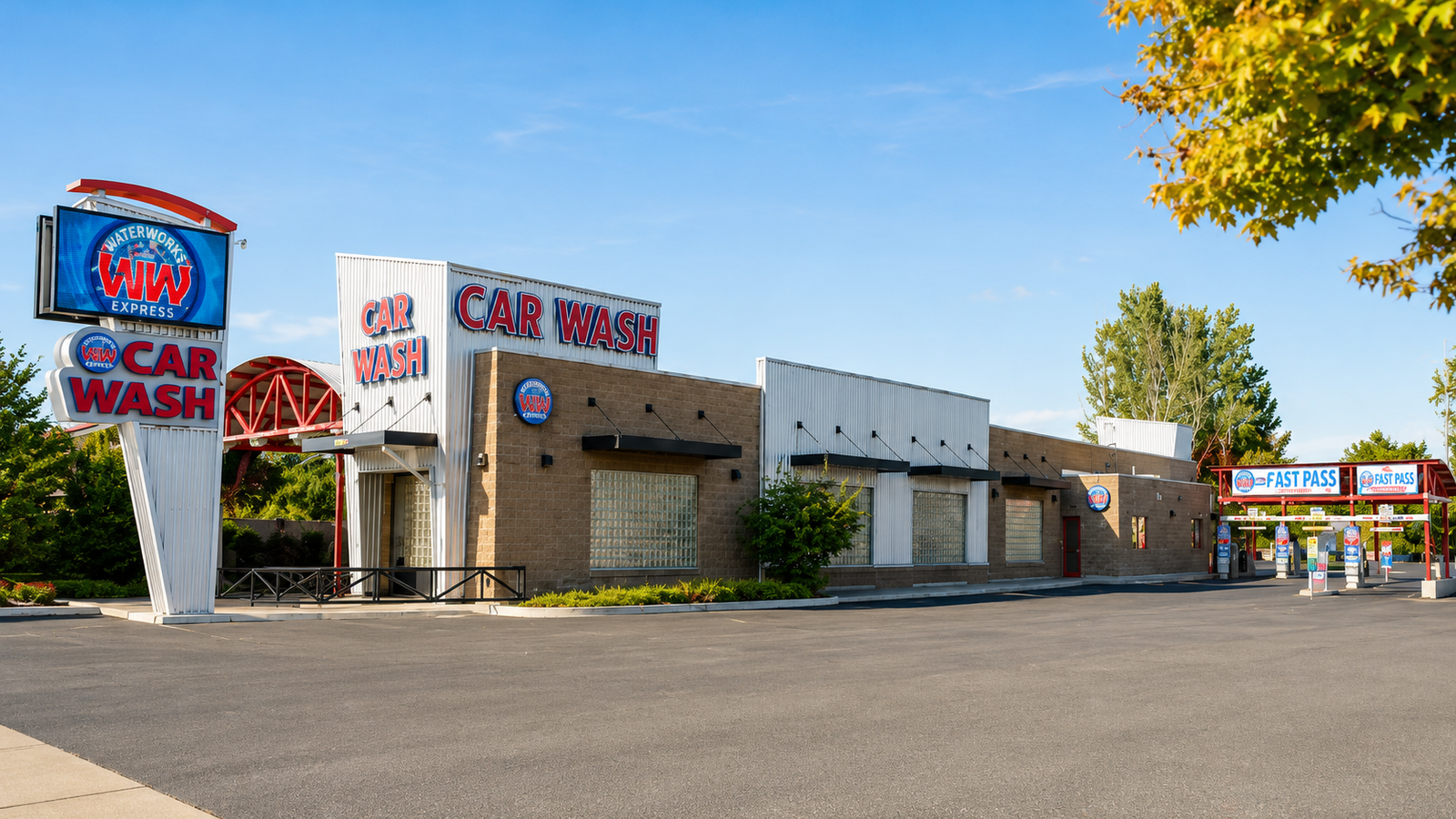 WaterWorks Express Car Wash 9000 South location in West Jordan Utah